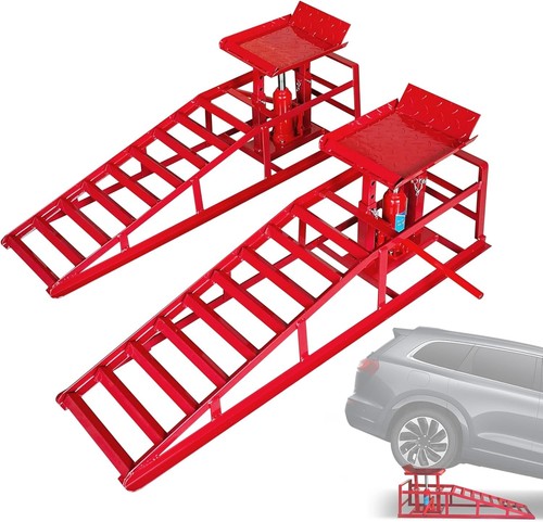 Heavy duty metal car - x, ramps