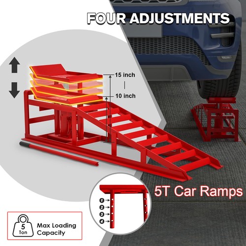 5000kg hydraulic car ramps - 5t/5000kg,